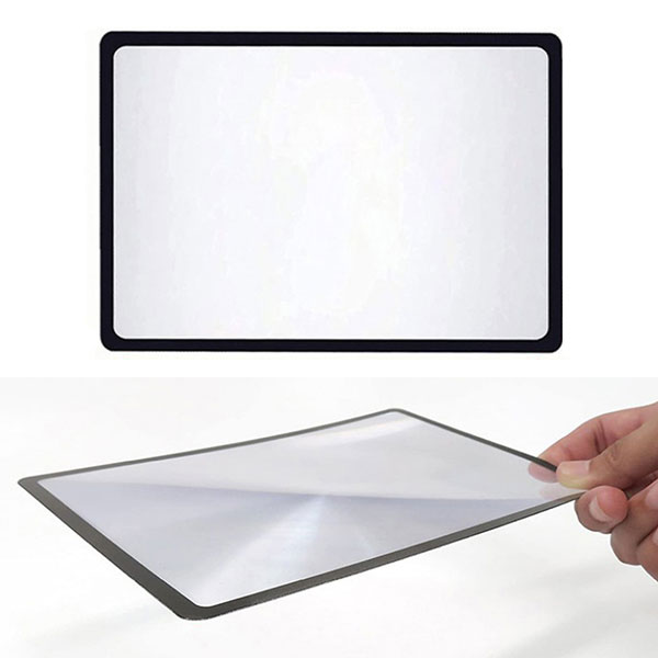 대형 슬림 카드형 돋보기 확대경 휴대용 루페 독서용 관찰 할머니 할아버지 부모님 효도 선물 1,140원