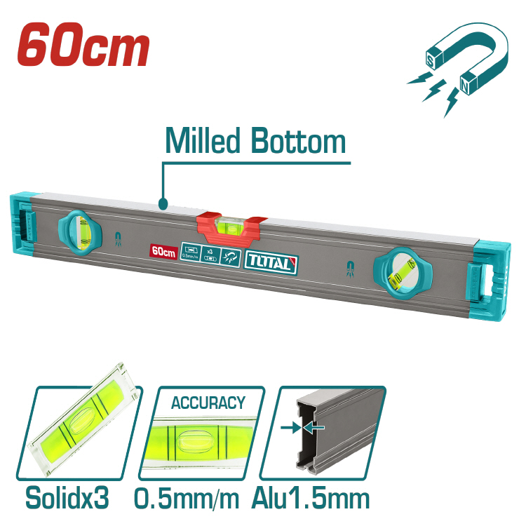 토탈 수평자 강력자석 60cm TMT26028M 36,100원