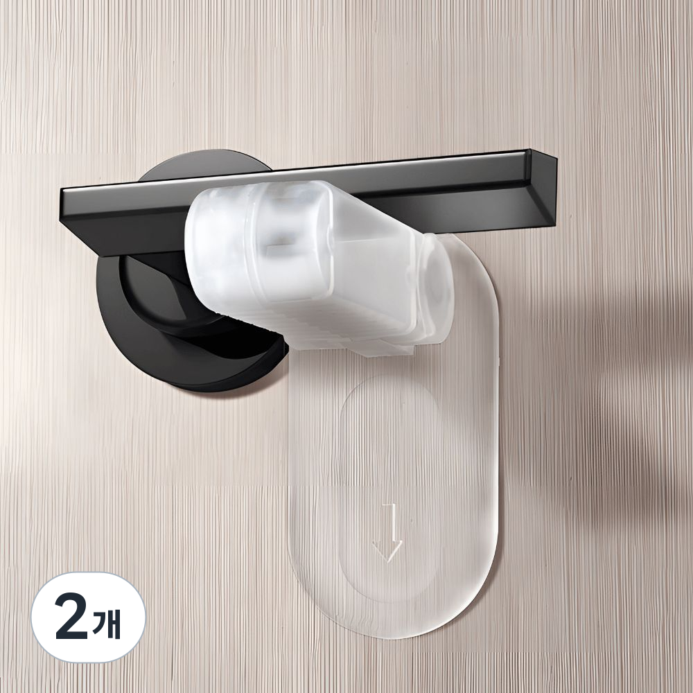 픽스앤고 현관문 안전장치 무타공 이중잠금, 2개, 투명 11,800원