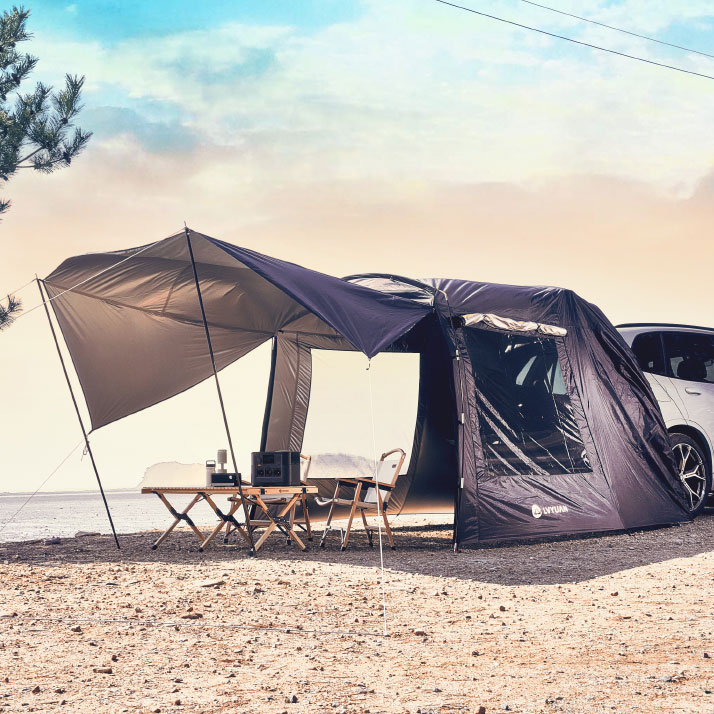 녹원 차박텐트 도킹쉘터 캠핑 방수 그늘막 타프세트 대형 6-8 인용 112,570원