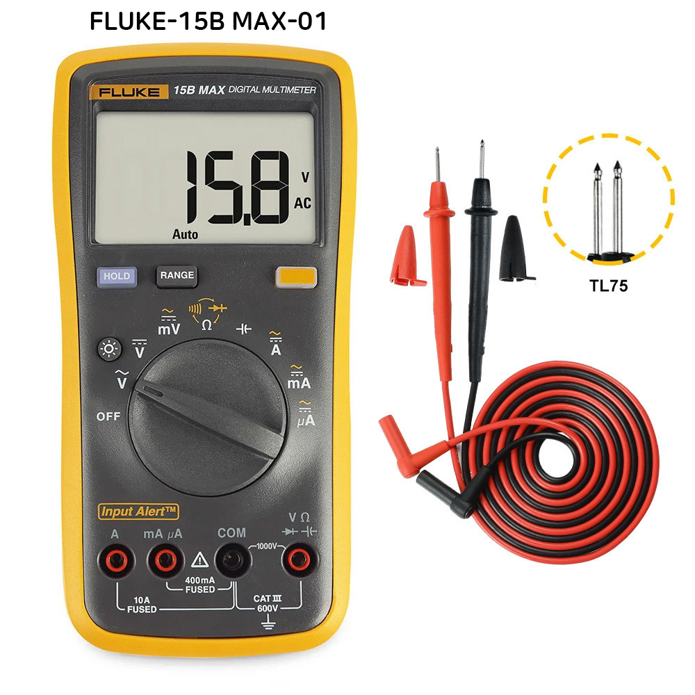 플루크 디지털테스터 Fluke-15B MAX-01 (TL75) 멀티미터, 1개 143,900원