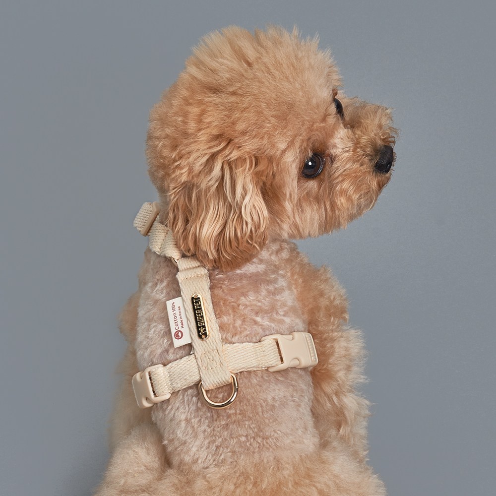 슈퍼펫 강아지 코튼 하네스 앞섬방지 H형 애견 가슴줄 순면100% 15,900원