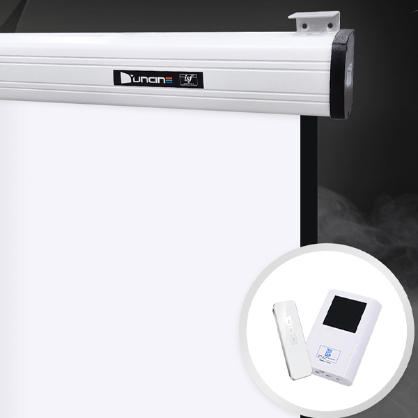 윤씨네 N형 SOMFY모터 150인치 전동 노출 스크린 아쿠아원단 AW 빔스크린 자동스크린 전자동 무선 리모컨 빔프로젝터 빔프로젝트 대형 암막 설치 초대형 가로 3m 자동 블라인드 509,800원