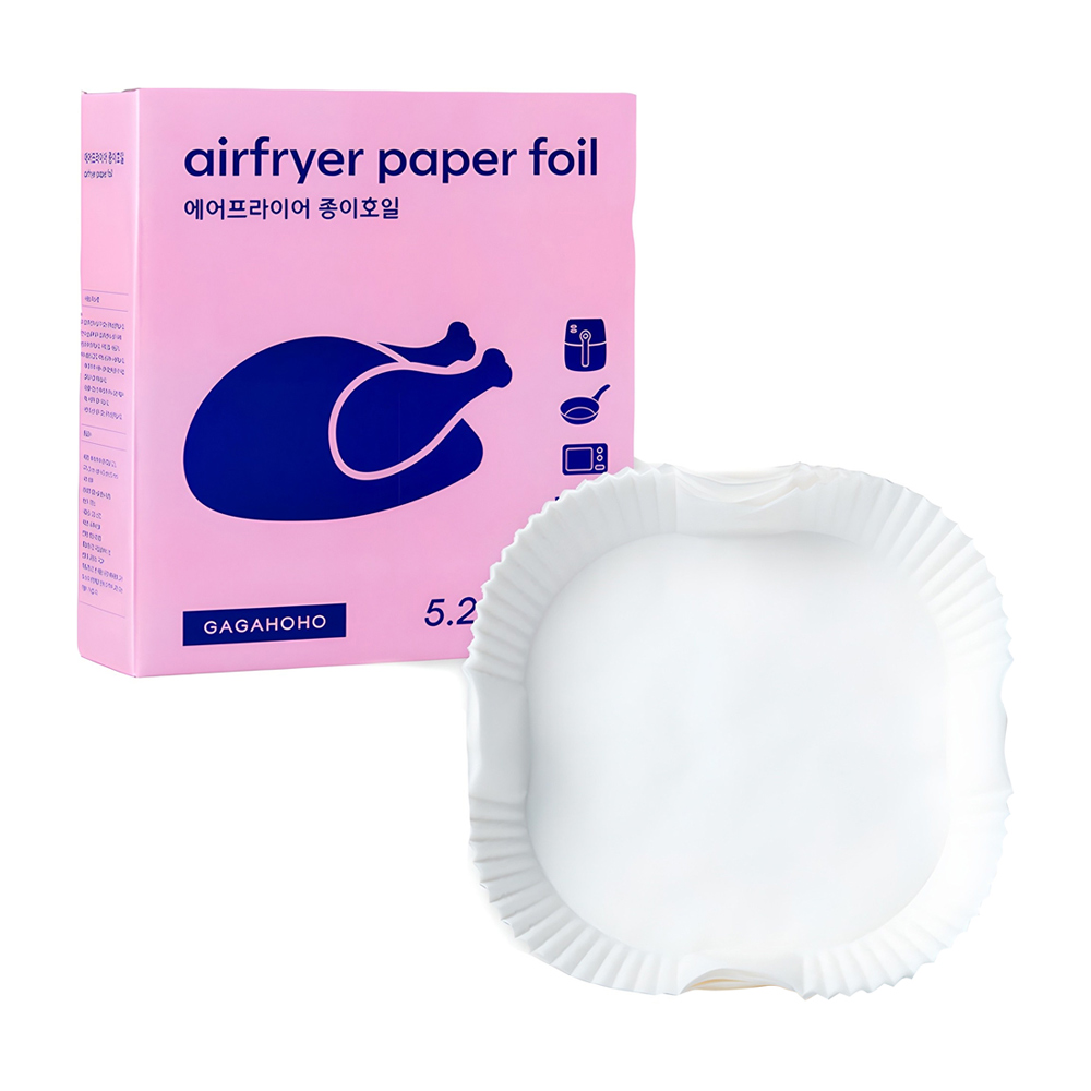 가가호호 에어프라이어 종이호일 사각 접시형, 90개입, 1개 8,790원