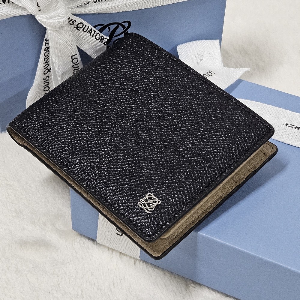 [백화점 정품] 루이까또즈 토프 베이지 투톤 스티치 포인트 남성 소가죽 반지갑 (선물포장) 64,900원