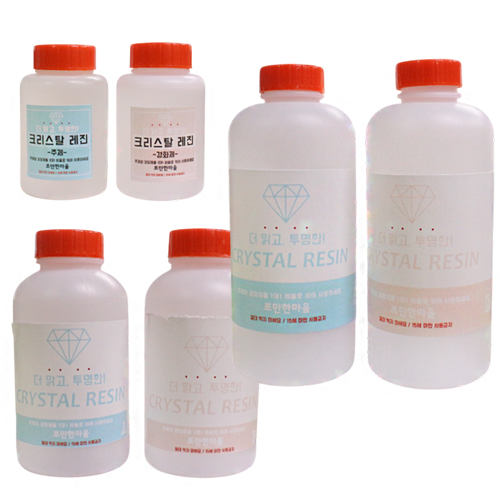 에폭시 레진 대용량 2액형,500ml,1000ml 저황변 고투명 크리스탈 투명 자연경화 레진, 레진 테이블 공예소품 제작용 11,900원