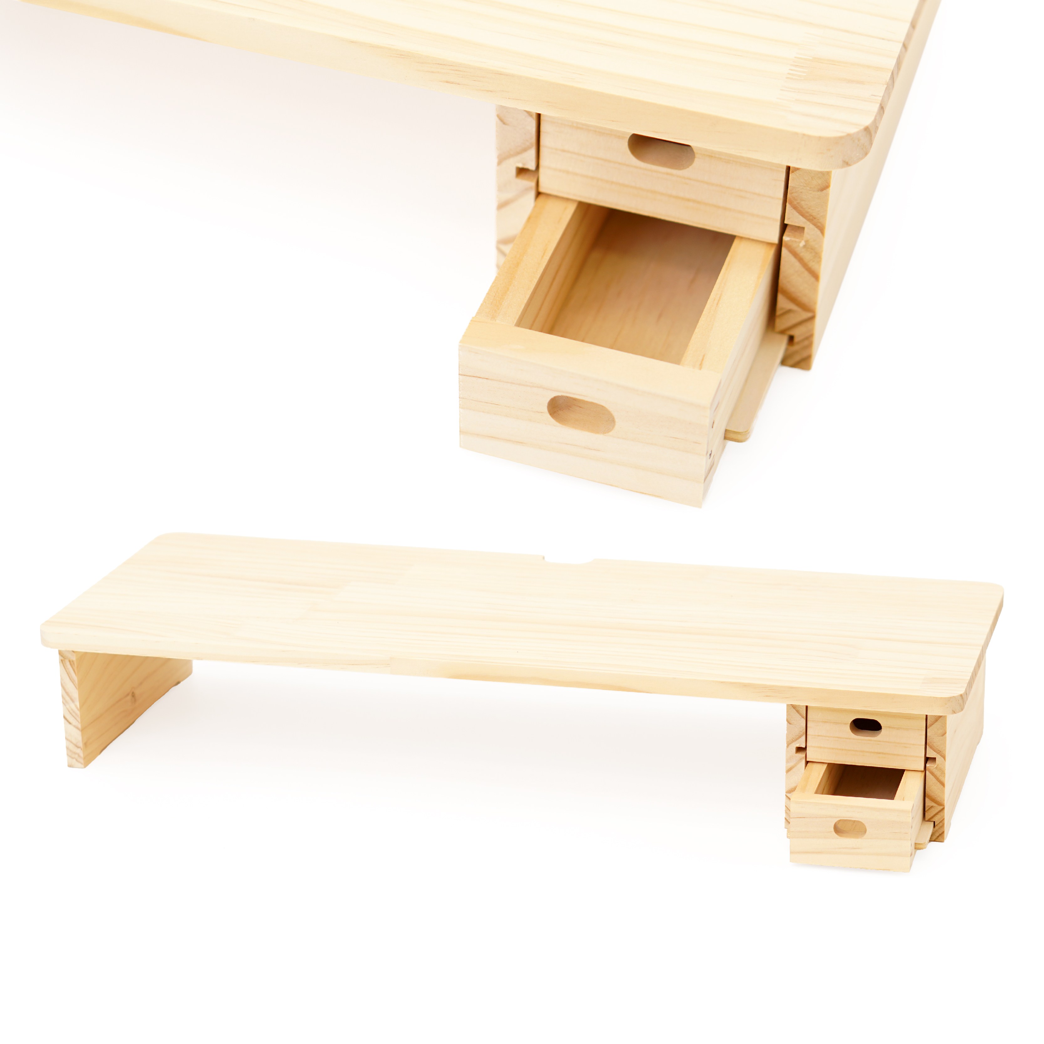 [서랍 모니터 받침대] 꽃 원형 소반 목공 체험 재료 목공 diy 수업 목공 키트 32,900원