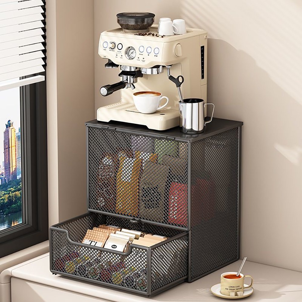 Alemon 철제 수납함 슬라이딩 커피머신 정수기 선반 19,400원