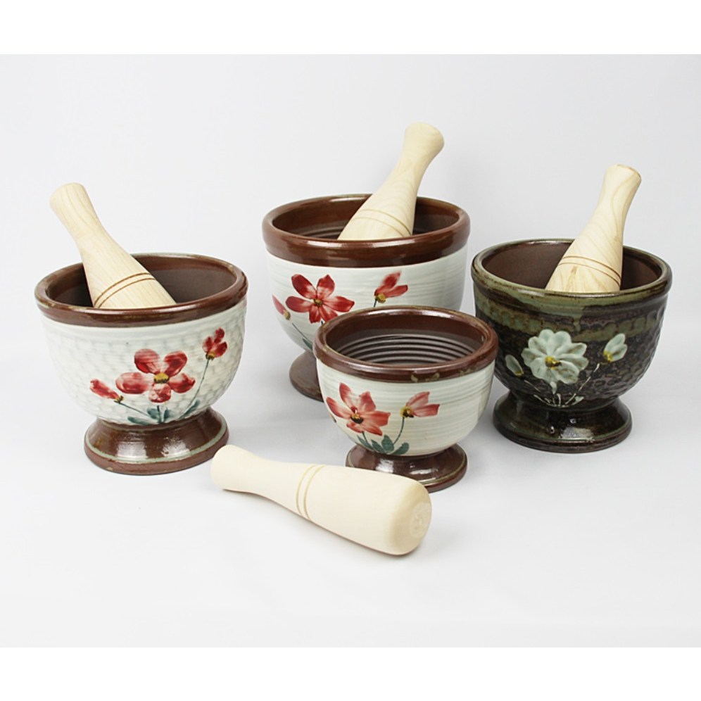 [국산] 분청자기 절구 깨갈이 깨절구 마늘절구 미니절구 절구통 20,900원