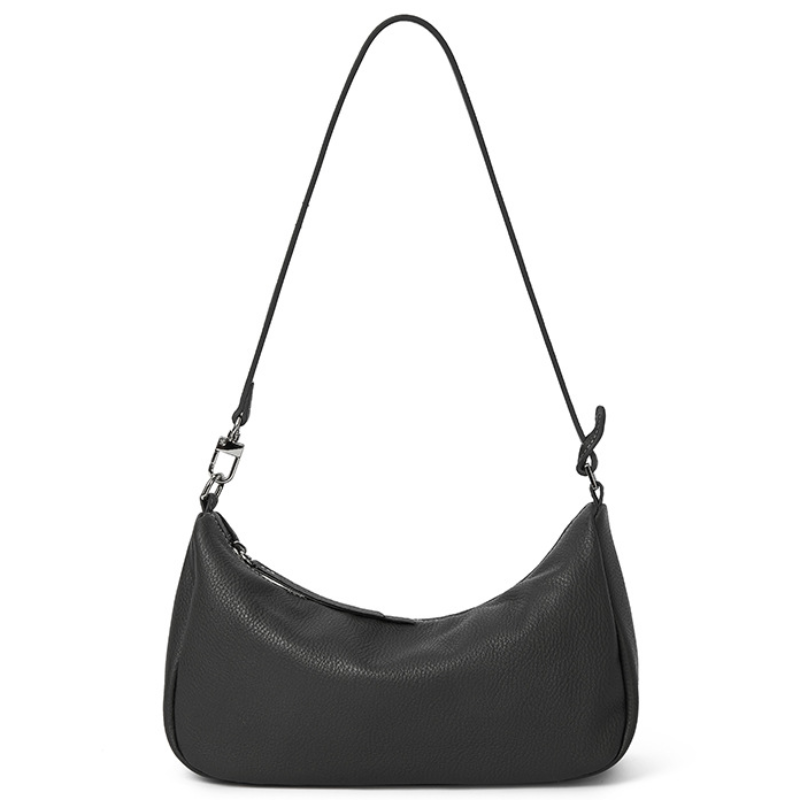 카리아스 가벼운 데일리백 천연 소가죽 여성 숄더백 미니멀 반달 호보백 36,500원