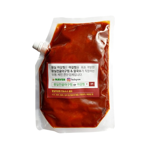 왕실만능소스 볶음 조림 찜소스 갈비찜 아구찜 생선조림 만능양념장 낚지볶음 두루치기 왕실아갈찜 만능소스 1000g, 1kg, 1개 12,000원