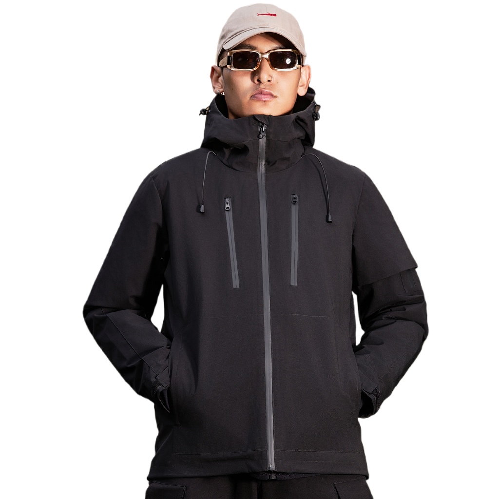 WESMART 그래핀 발열 자켓 남성 고어텍스 스타일 겨울 등산 자켓 방풍 방수 스키복 상의 아웃도어 방한복 고투습 테크웨어 패션 겨울용 기능성 아우터-M56 86,000원