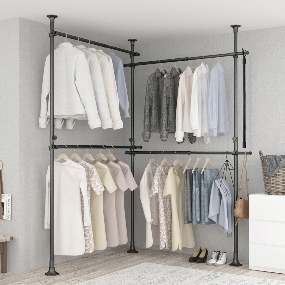 리우리빙 두배커진 행거 4단 + 집게 세트 54,900원