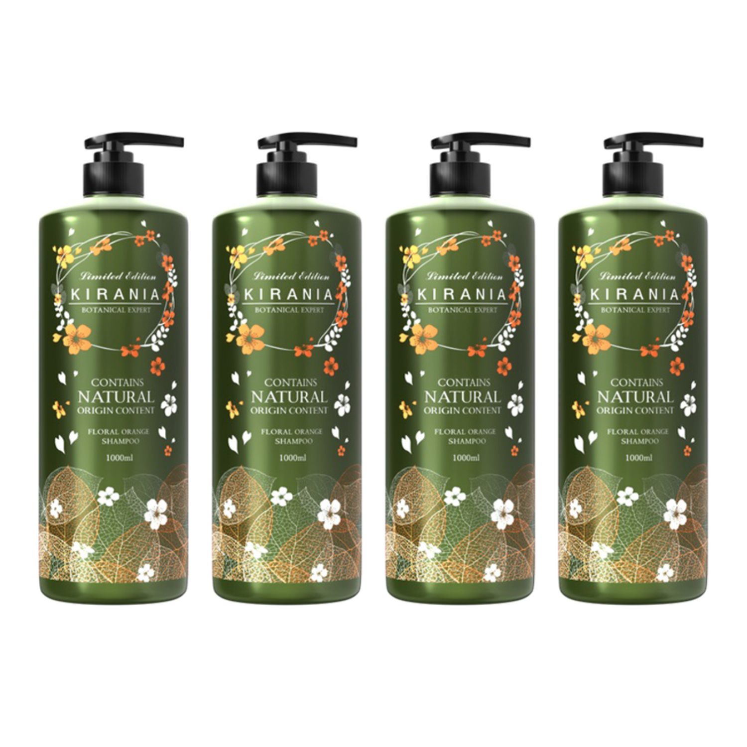 키라니아 보타니컬 두피샴푸 플로럴오렌지향, 1L, 4개 56,000원