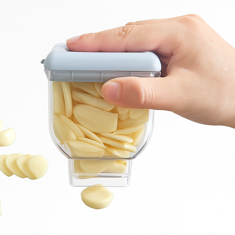 야채 마늘 채소 슬라이서 편마늘 슬라이스 자르는 써는 기계 편썰기 절단기 마늘손 마늘칼 자르기 커터기 커터 썰기 세절기 채칼 톡톡 마늘컷 다지기 14,900원