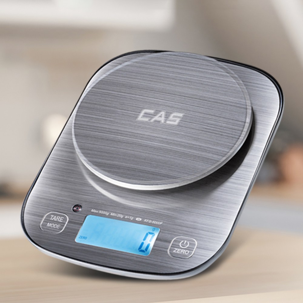 CAS 디지털 주방저울 5kg 요리 베이킹 1g정밀계량, 5000F, 실버그레이, 5kg 39,900원