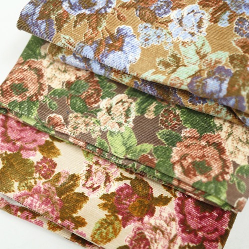 면 16수 작은 골덴 플라워 3종, 블루, 1개 13,800원