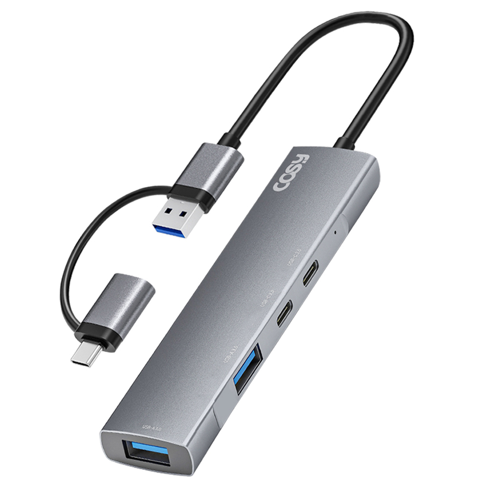 코시 4포트 USB 3.0 멀티허브 UH4096CA, 그레이, 1개 24,900원