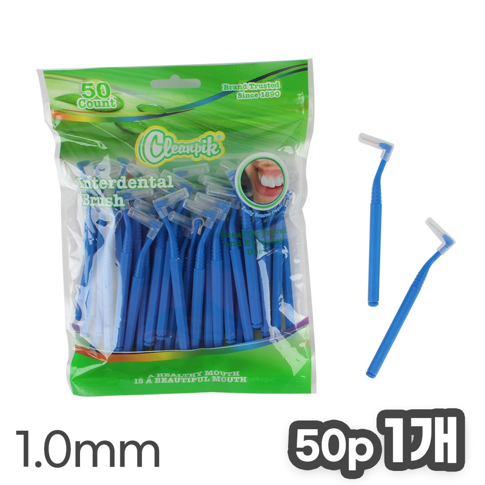 클린픽 치간 브러쉬 L형 블루 S 7,900원