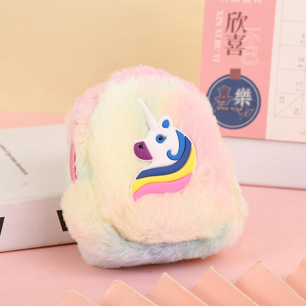 굿프 무지개 유니콘 미니 키링 가방고리 동전지갑 12,800원