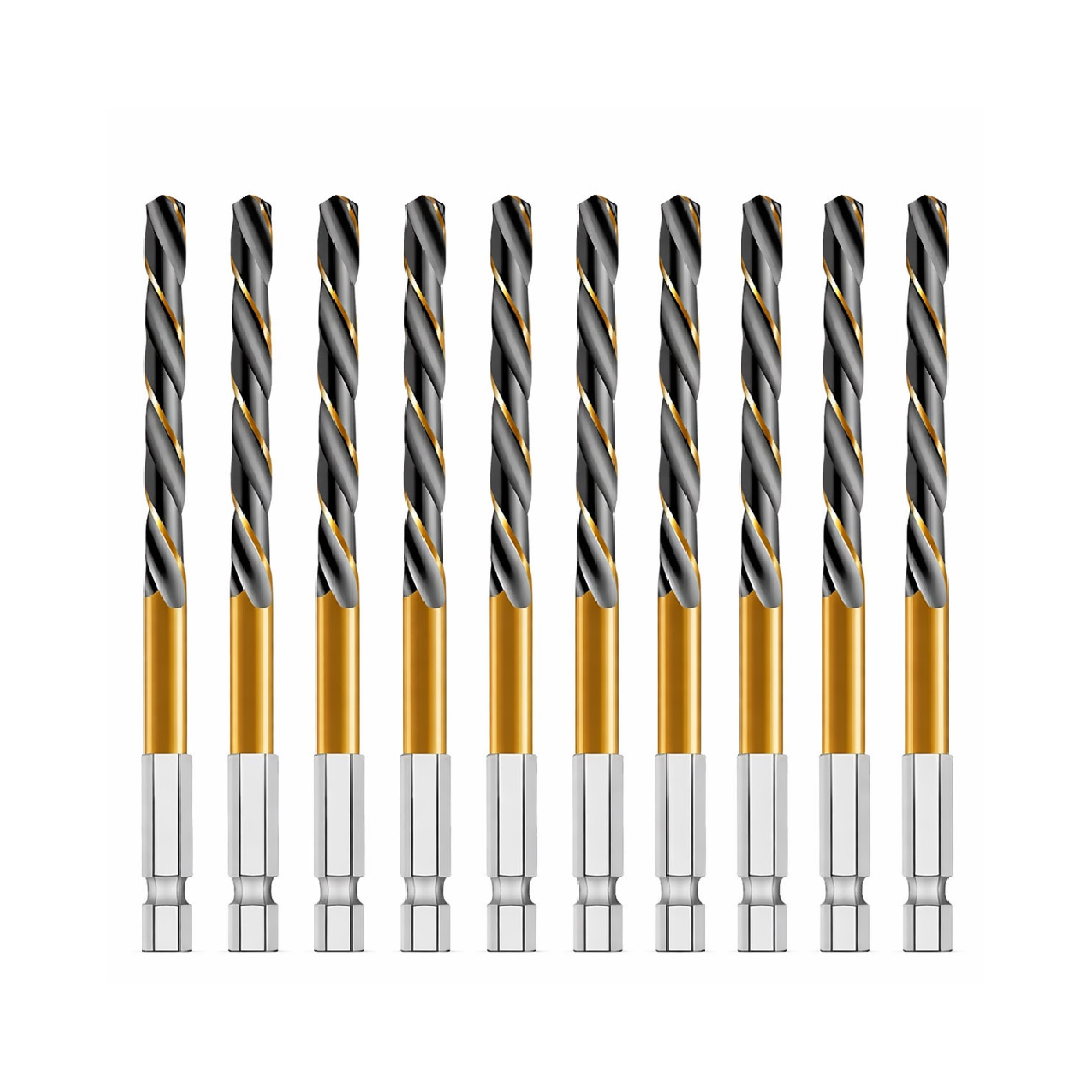 플로메리아 코발트스텐기리 4mm 10개입 세트 육각 임팩드릴 호환 서스 드릴비트 스테인레스 드릴날 샤시 철제 철기리 철재 타공, 1세트 18,900원