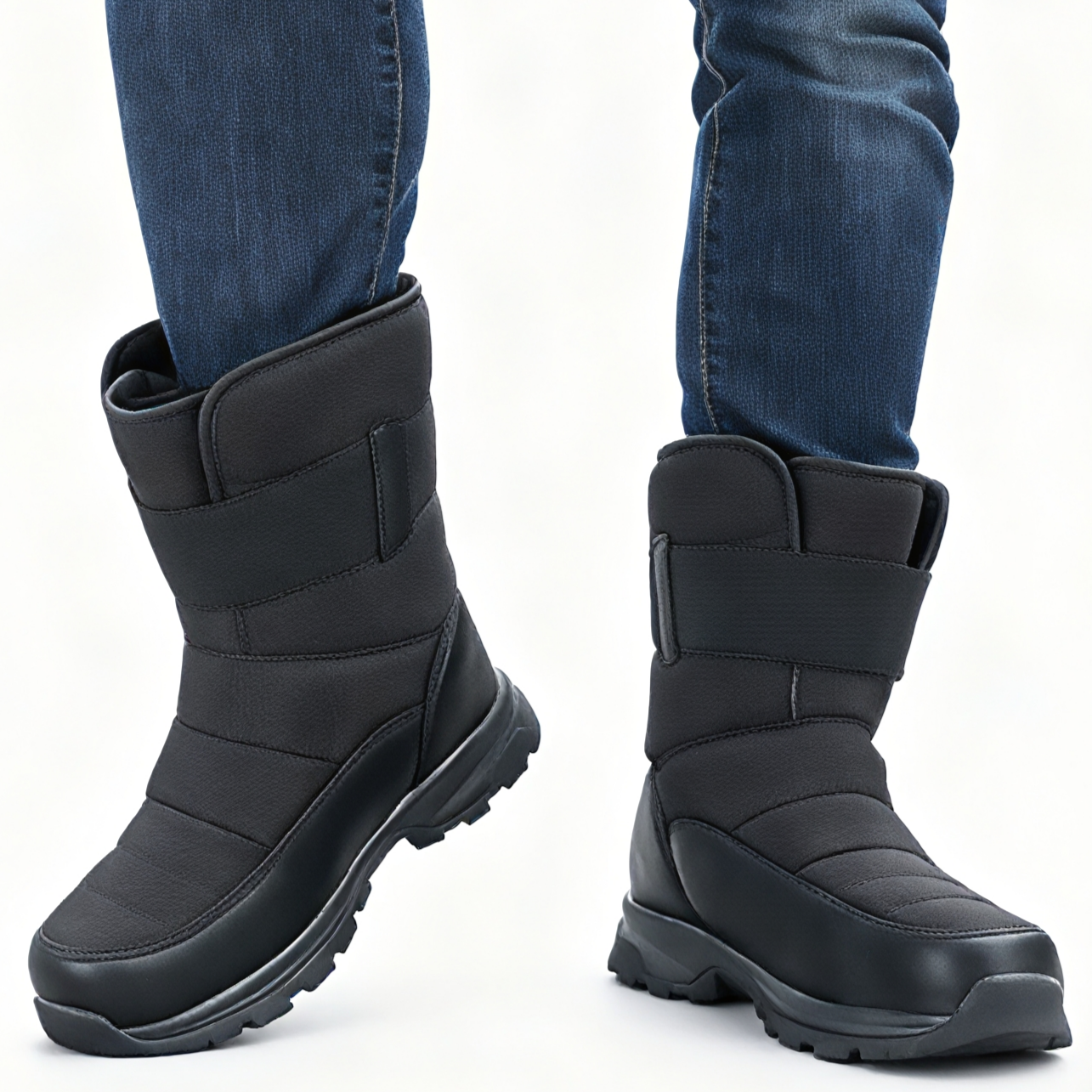 남성 방한 방수 털부츠 미끄럼방지 반사띠 눈부츠 -40도 방한화 5,800원