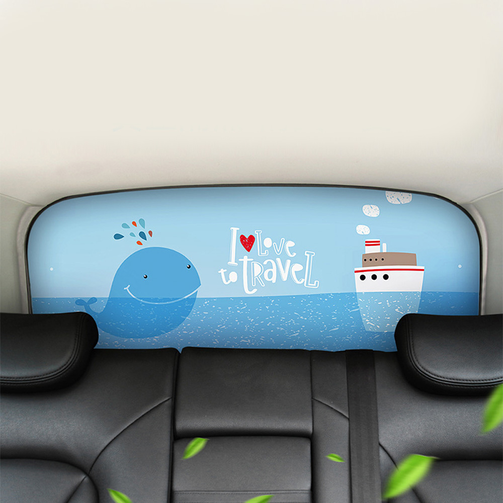 TKB 차량용 암막 트렁크 햇빛가리개 차박 카커튼, 고래, 1개 17,480원