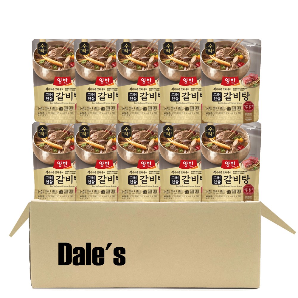 데일즈기획 동원 수라 고려인삼 갈비탕, 10개, 460g 48,100원