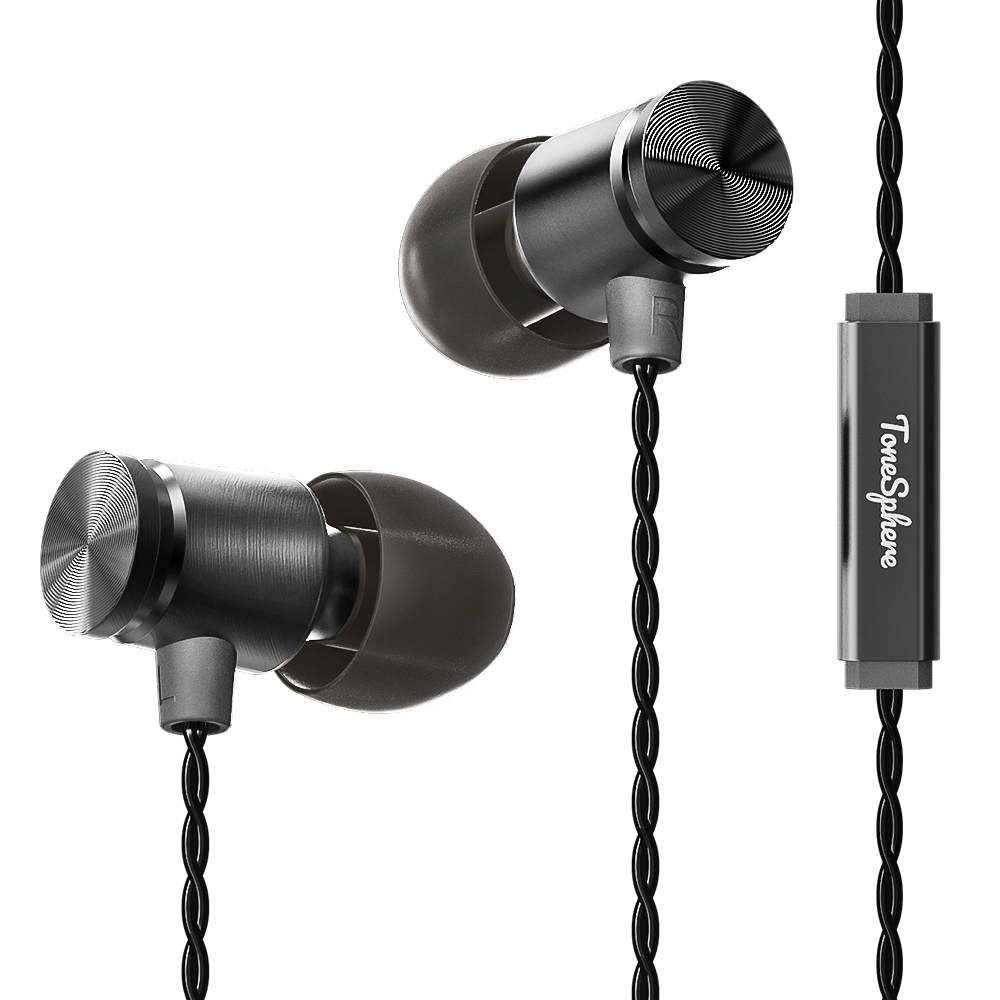 톤스피어 에이투 프리미엄 고음질 티타늄 드라이버 ENC 노이즈캔슬링 DAC 유선이어폰, E30T, 다크나이트블랙 79,900원