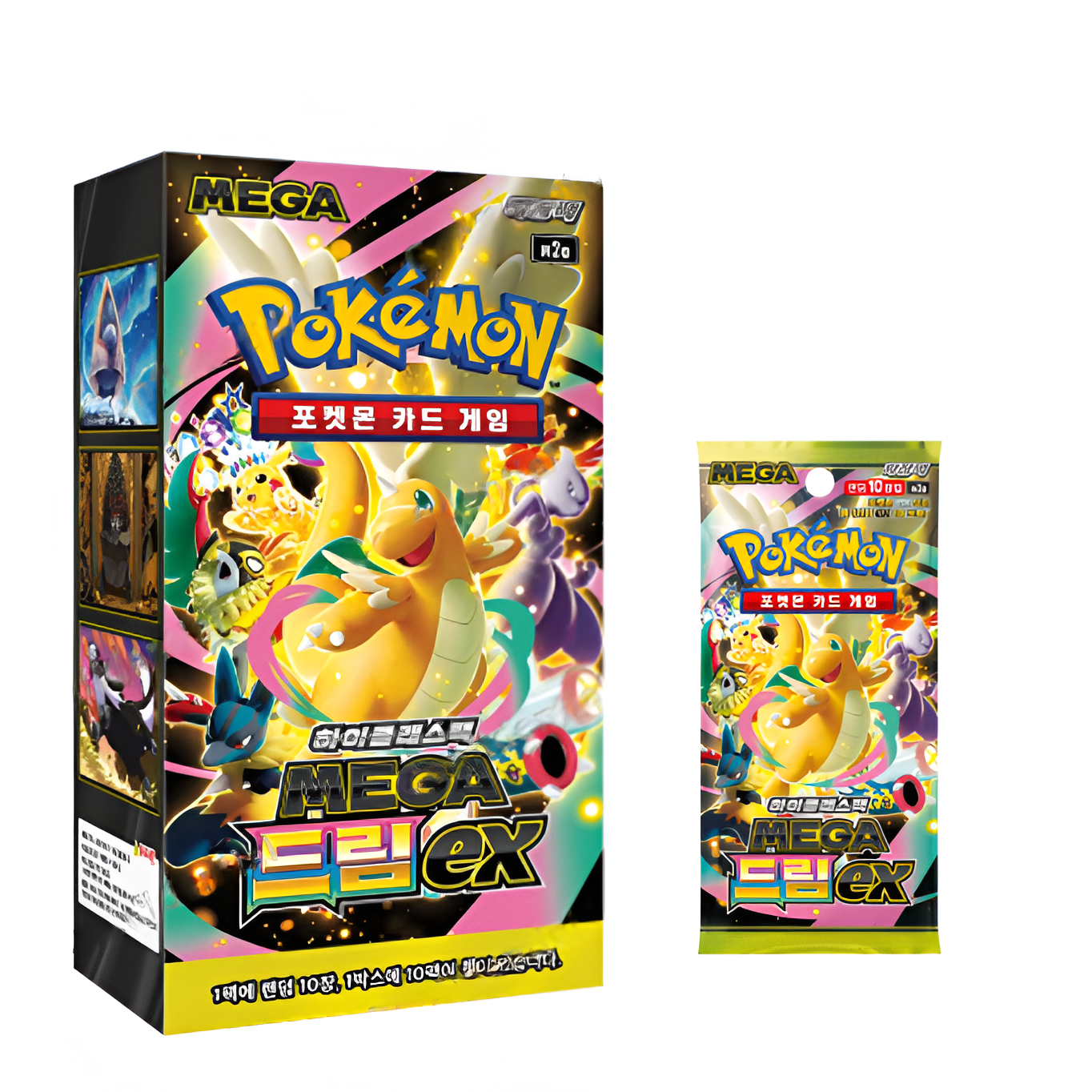 브라더유통 포켓몬카드 MEGA 하이클래스팩 MEGA 메가드림 ex 1박스 10팩 69,900원