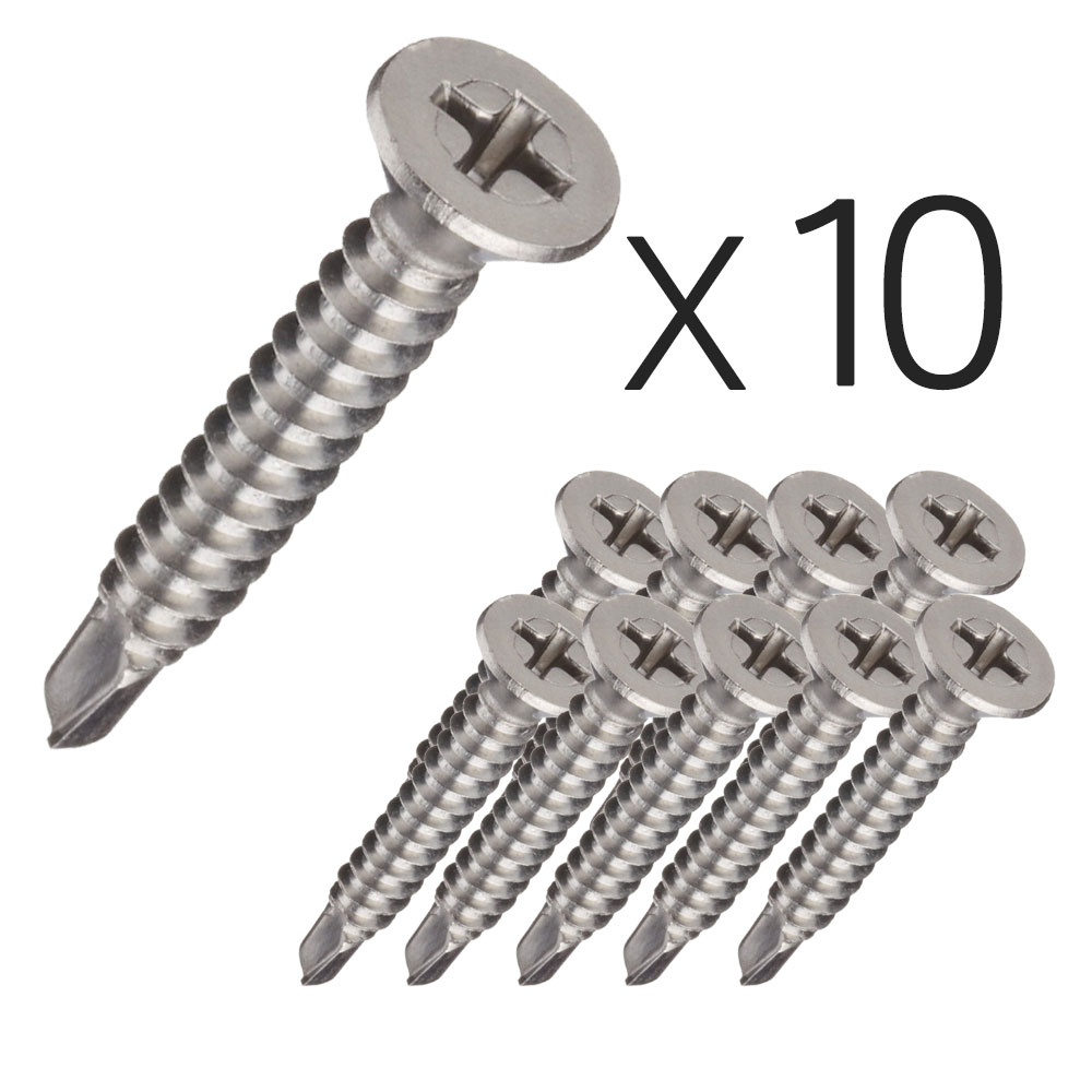 굿나잇몰 직결 피스 나사 목공용 철판 스텐 나사못 목재용, 10개 2,400원