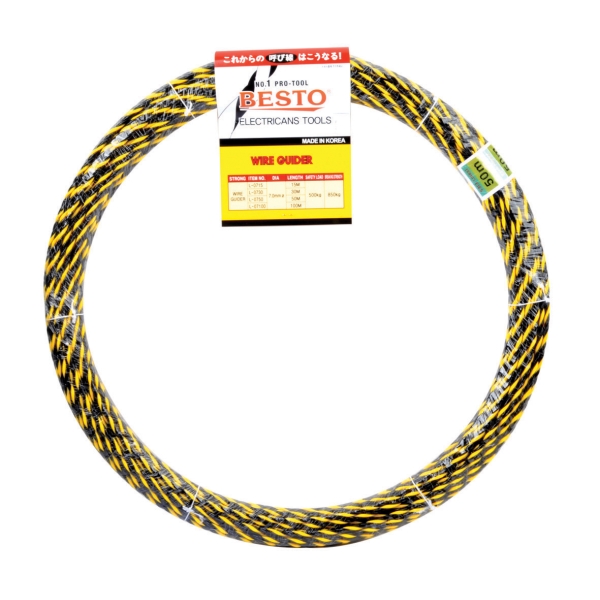 국산 요비선 15M 7파이 전선관 케이블 견인 배선 배전 유인선 견인선 선입선 전선유도 전선 인출선 료비선 안내선 통선 동선 작업 와이어 결속선 피쉬선 11,800원