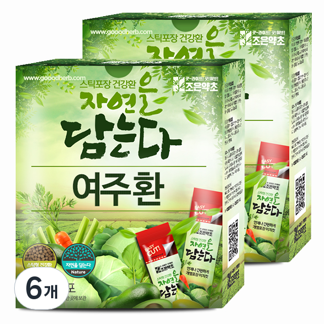 굿허브 조은약초 자연을 담는다 스틱형 여주환, 90g, 6개 47,890원