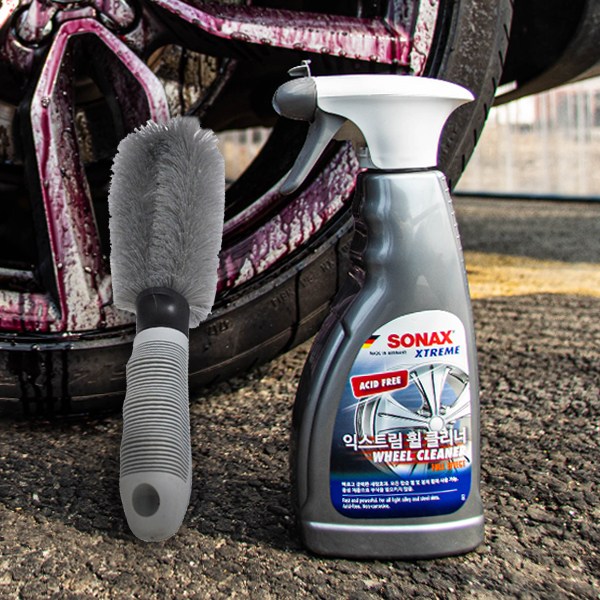 소낙스 익스트림 휠크리너 500ml 철분제거제 아이언 리무버+휠브러쉬 세트 25,300원