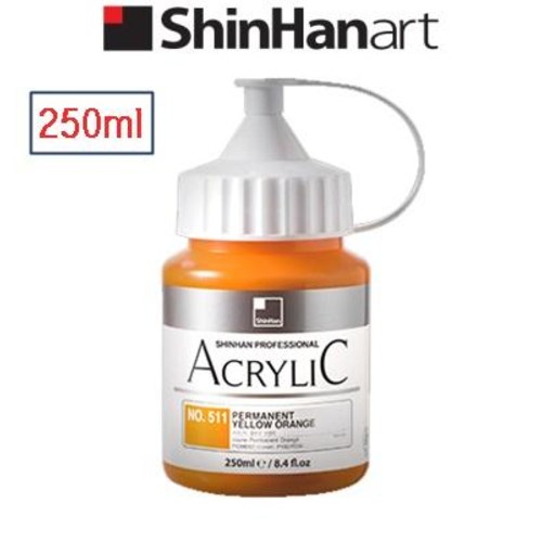 신한 전문가용 아크릴물감 250ml 낱색 / 옵션선택, 504 나프톨 레드 라이트 15,800원