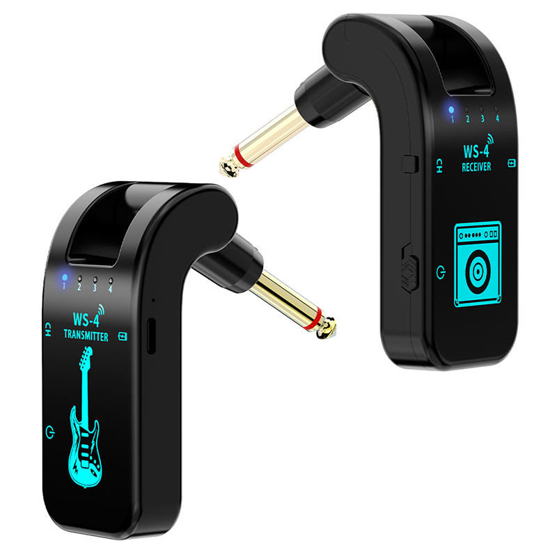 프리라이프 - 2.4GHZ 기타 무선 송수신기 케이블 와이어 리스 282 ° 회전 충전식 8 채널 일렉,10시간 C타입,블랙, 1개 29,800원