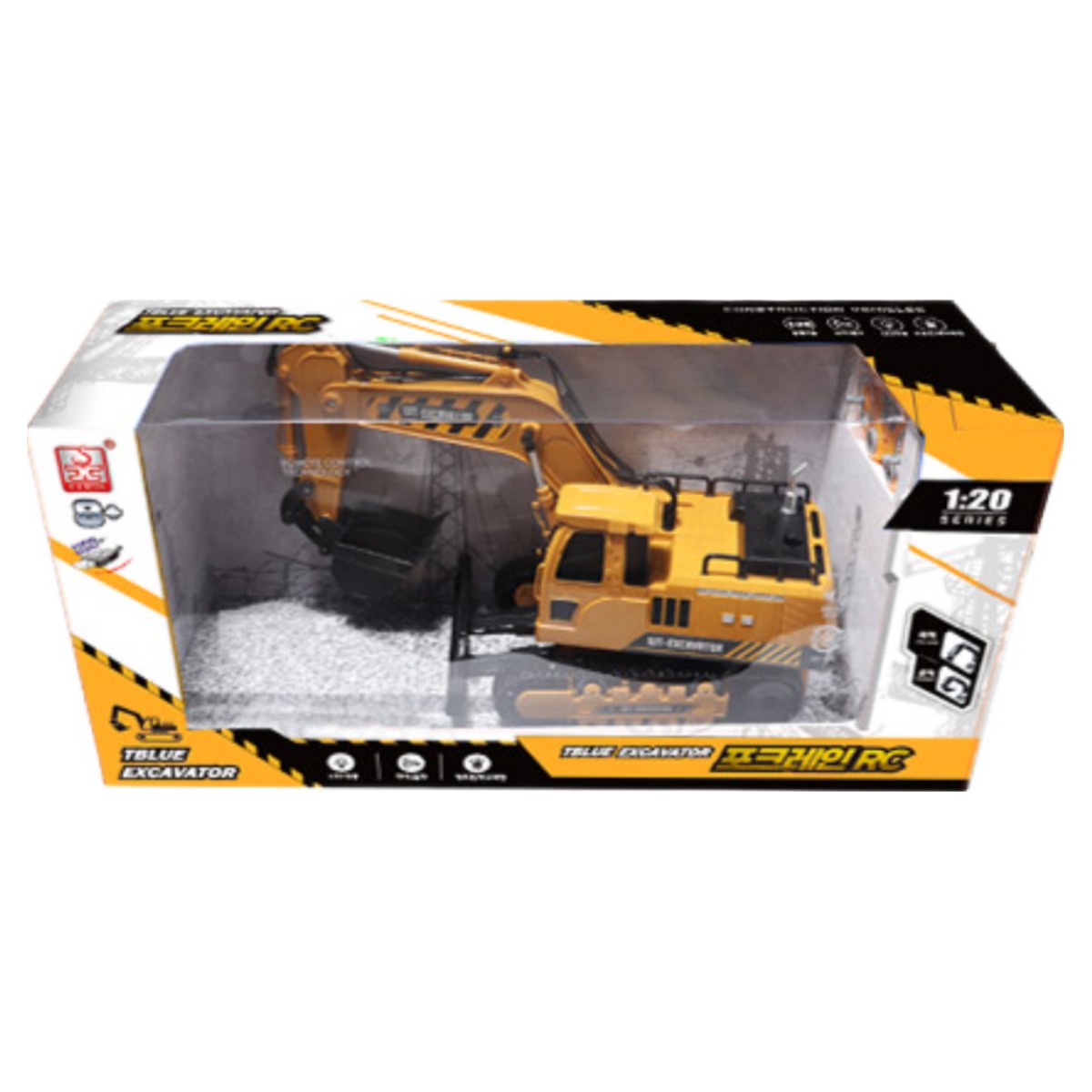 포크레인 RC카 중장비장난감 충전배터리포함 무선조종 완구 파워, 1개 49,800원