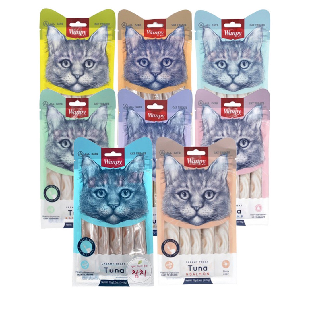 완피 크리미 퓨레 14g x 5P 10개 1세트 고양이간식 14,500원