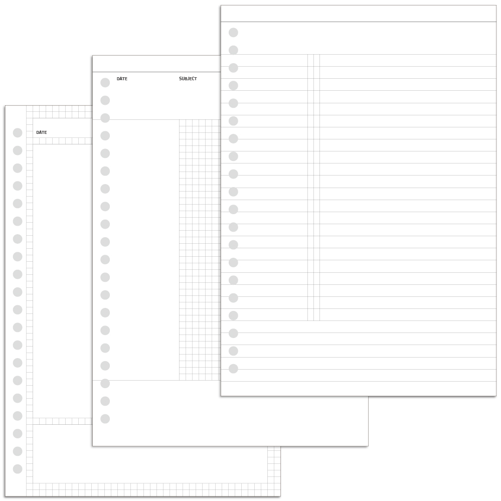 데이스테이션 A5 6공 바인더 코넬 필기 노트 6,200원