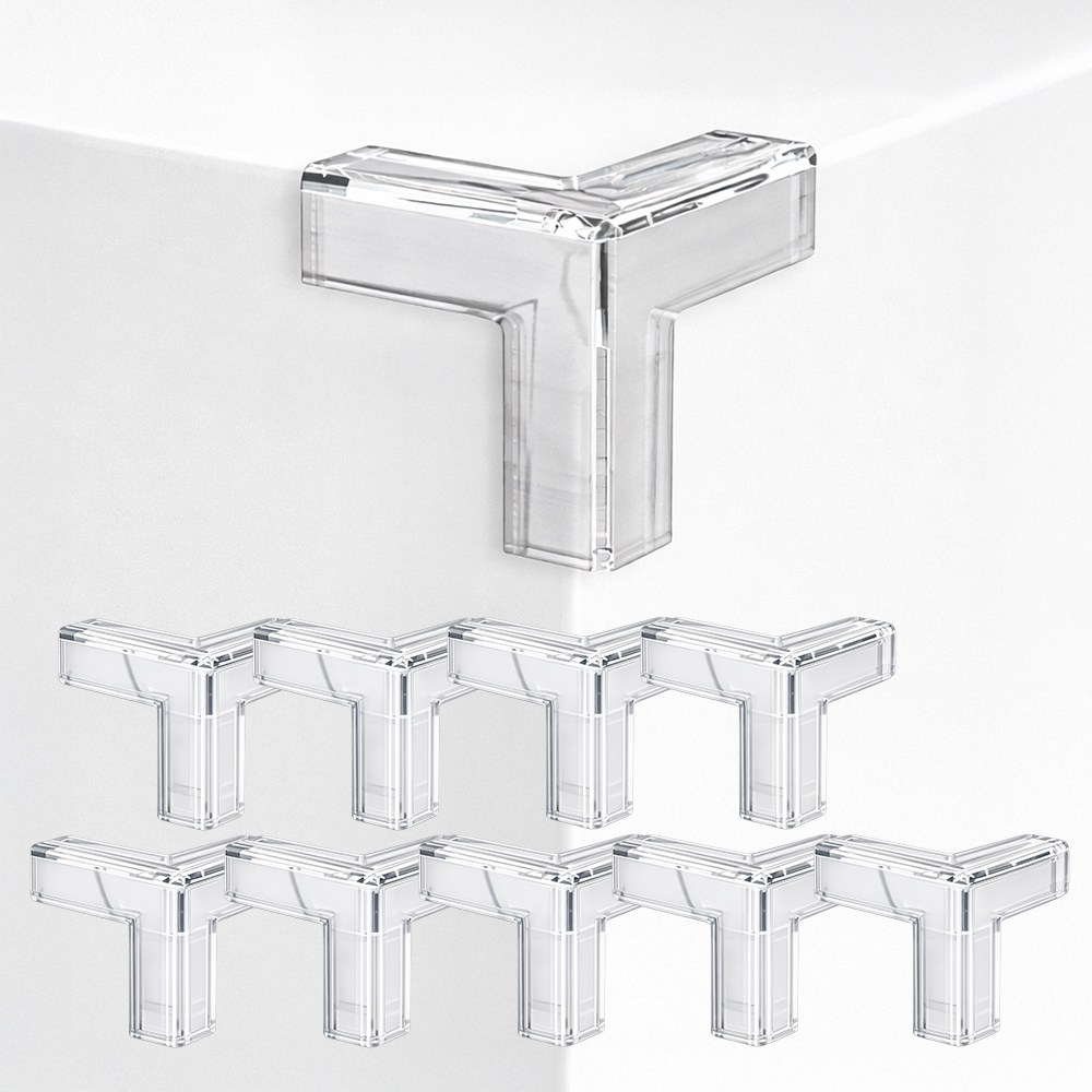 니즈팩 초강력접착 모서리 보호대 실리콘 모서리 보호쿠션, 10개, 투명 6,000원