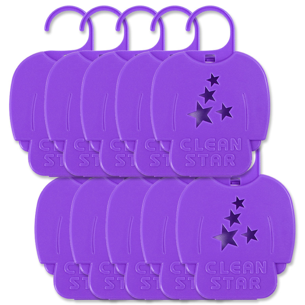 크린스타 옷장탈취제 방향제 냄새제거 본품 라벤더향, 10개, 4g 11,900원