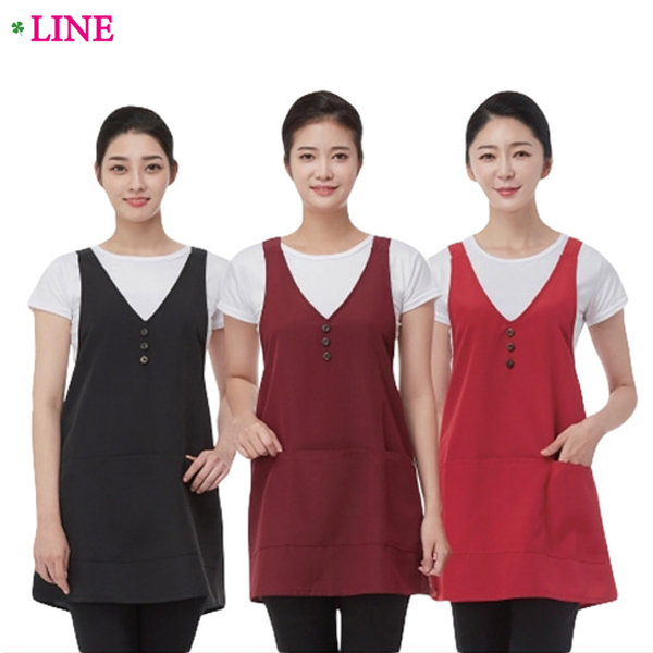 라인 포그니 맵시 유니폼 앞치마 식당 미용실 업소용 주방 15,300원