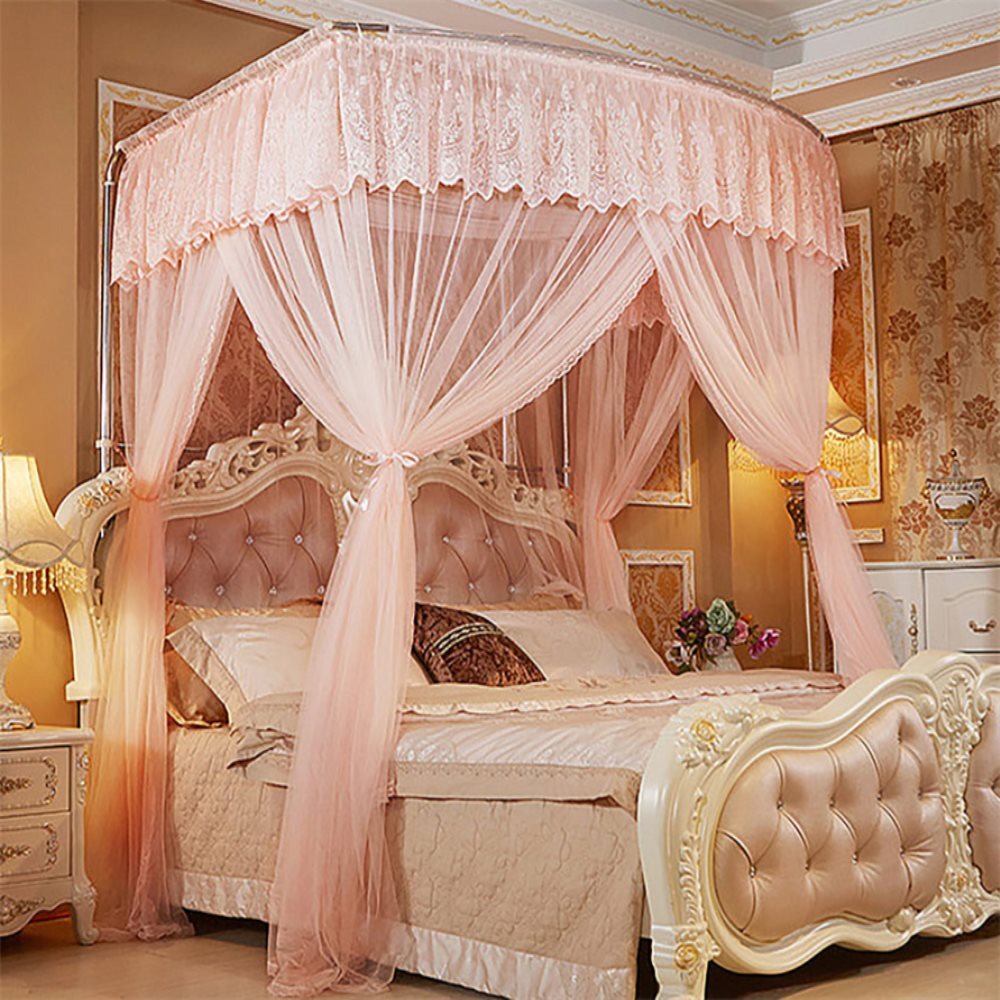 [리빙피스] 샤르망 캐노피 침대 모기장(200x220cm) (피치) 109,490원