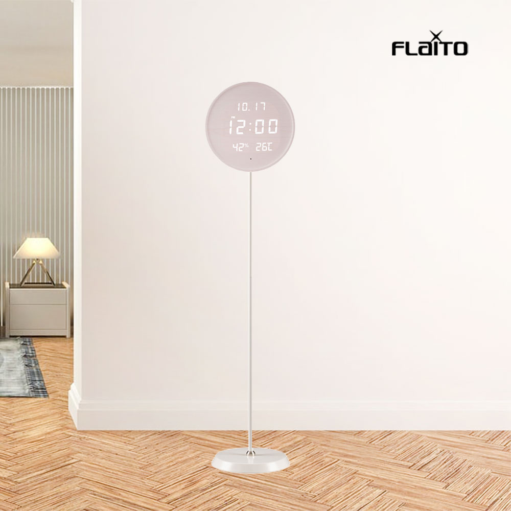 플라이토 무선 루나 헥사곤 온습도 와이파이 LED 스탠드 시계 239,000원