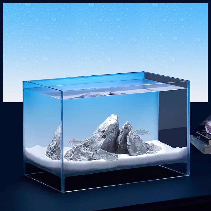 블루 그라데이션 수족관 백스크린(60x45cm) 소프트한 접착식 시트지-어항 배경그림 11,000원