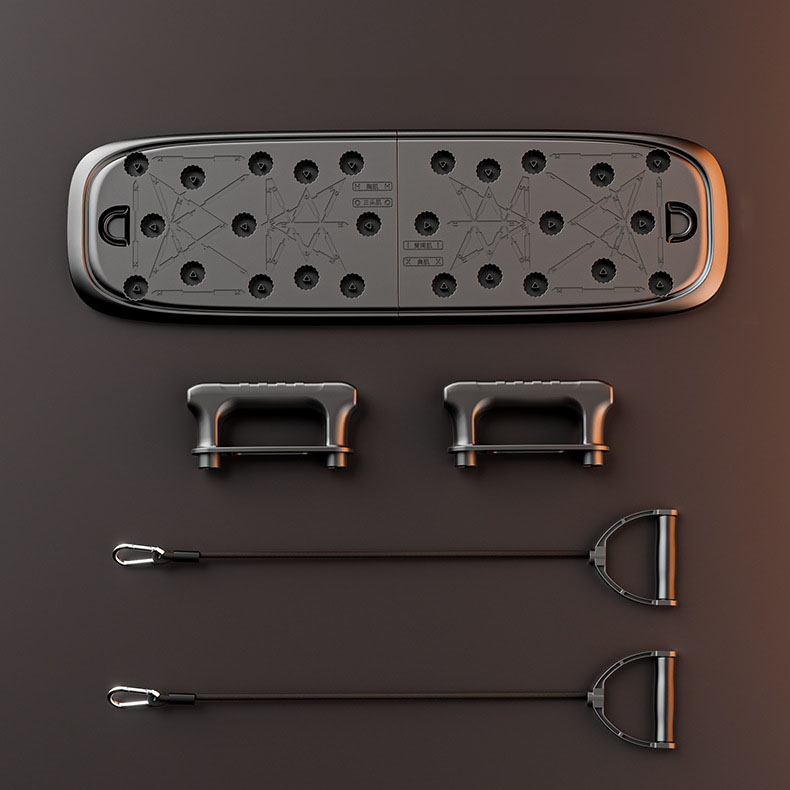 와이피 홈트레이닝 팔굽혀펴기 푸쉬업바 접이식, 블랙 14,000원