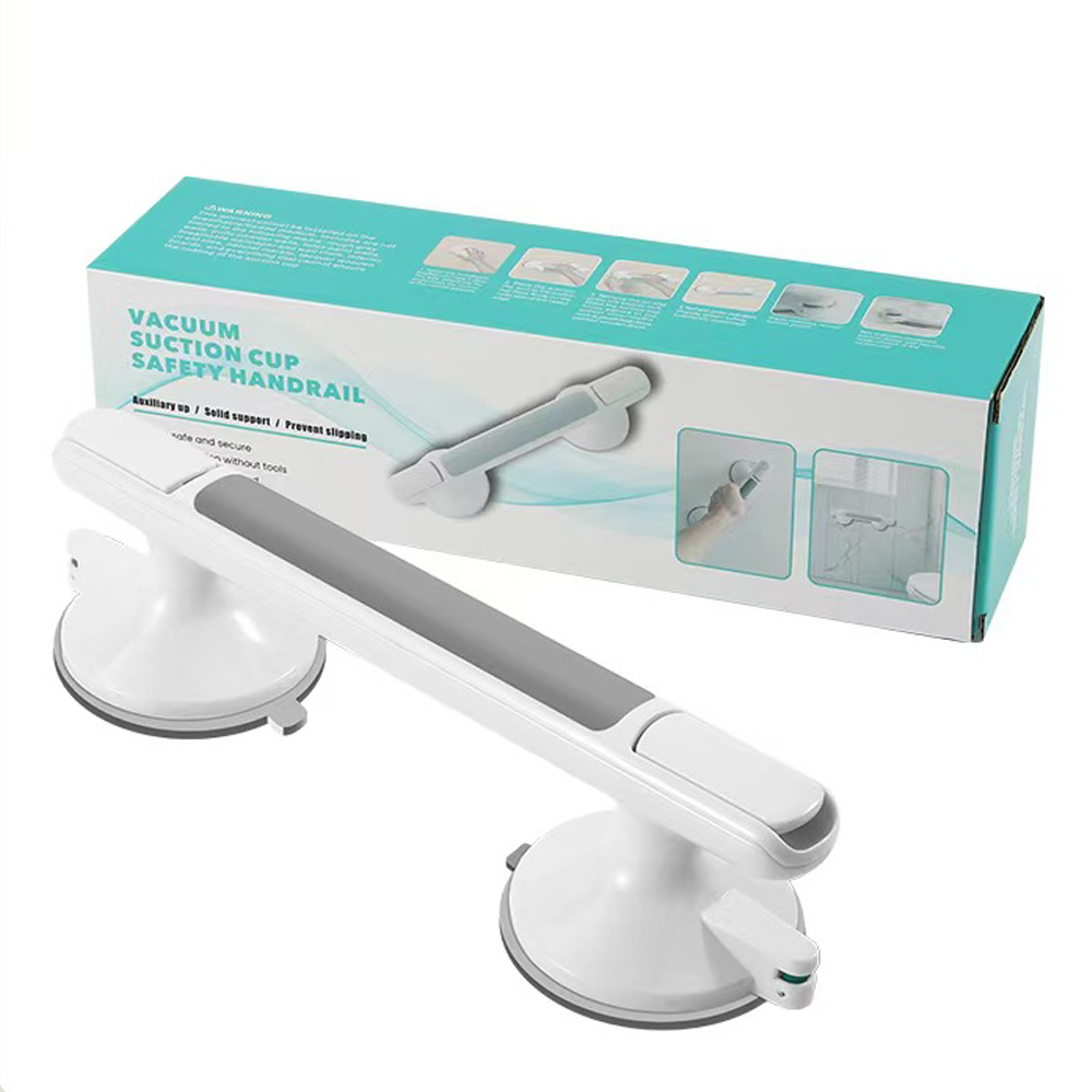 흡착식 압축 손잡이 무타공 안전 지지대 욕실 화장실 유리 베란다 샤워 도어 9,000원