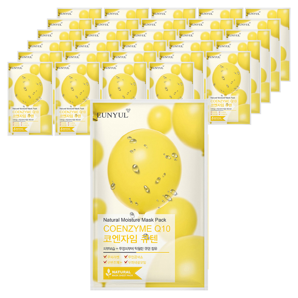 은율 내츄럴 코엔자임 큐텐 마스크팩, 1개입, 100개 38,500원