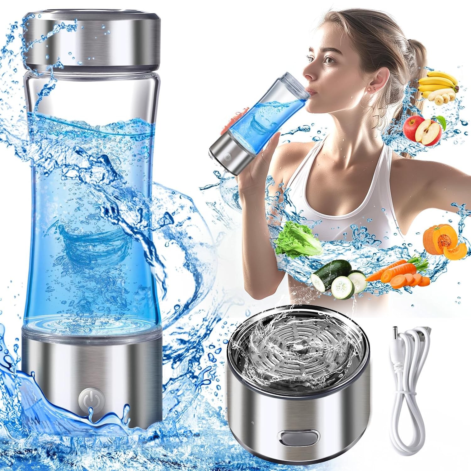 카토 휴대용 순수 수소수 제조기 450ml, SC001 59,800원