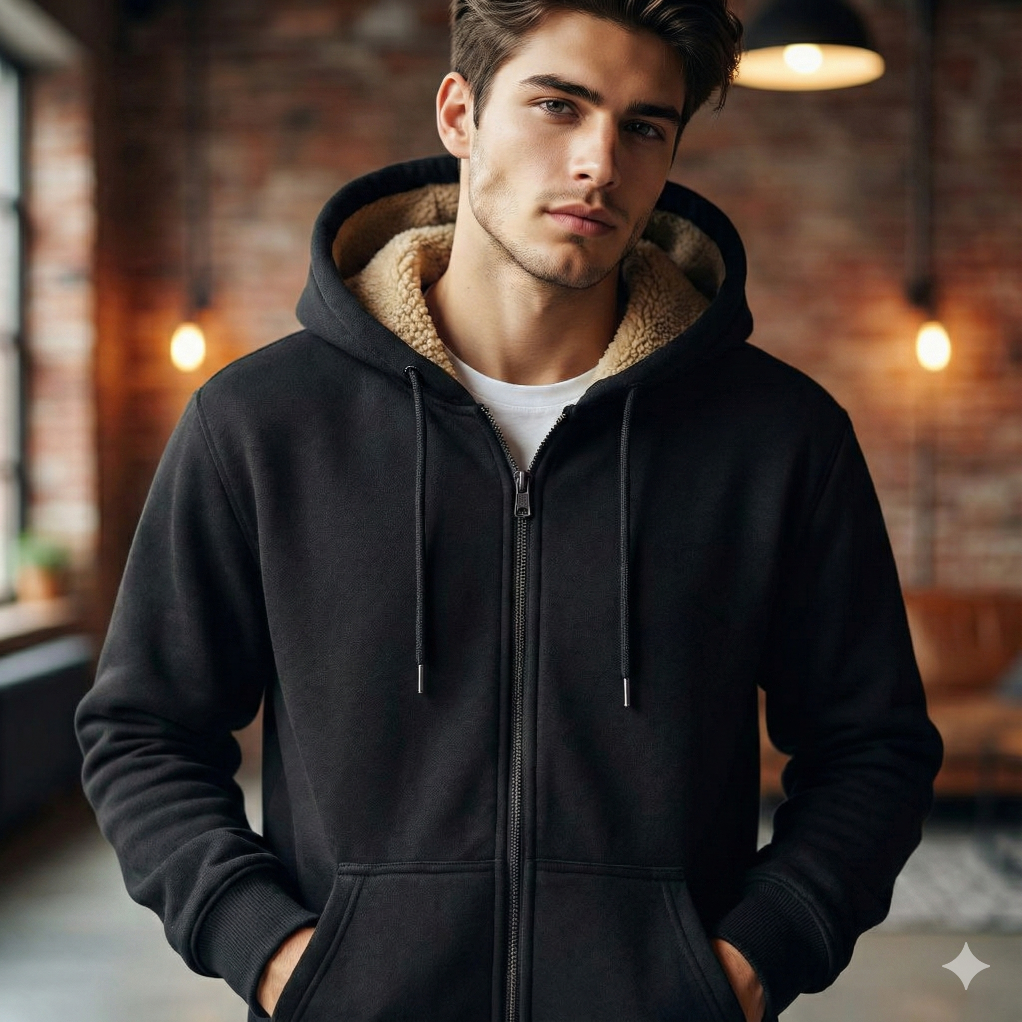 2026 코바토 오버핏 남자 여자 기모 빅사이즈 후드집업 지퍼 양털집업 2종 세트 32,000원